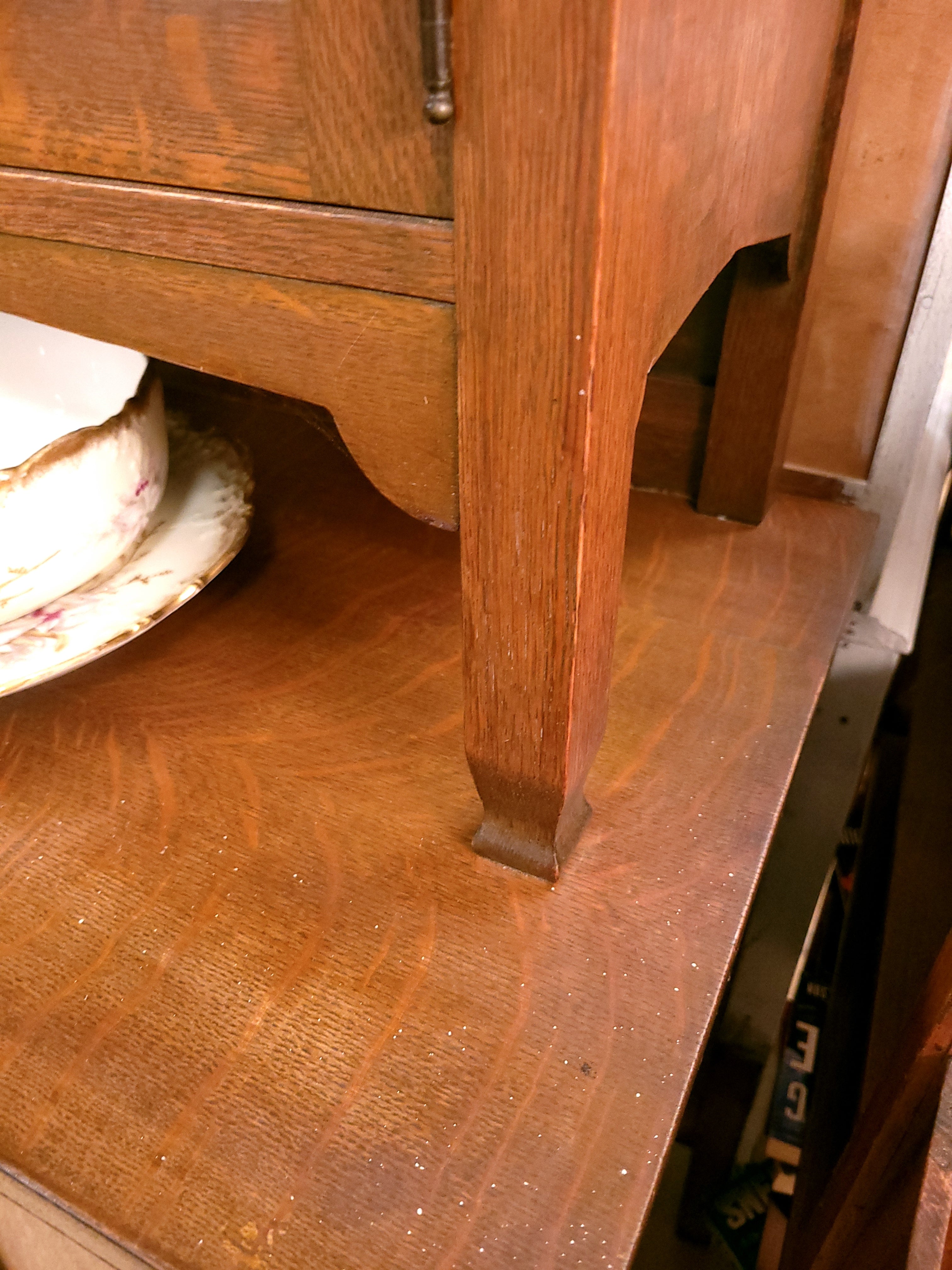 Arts and Crafts Style Cellarette and Cigar Cabinet