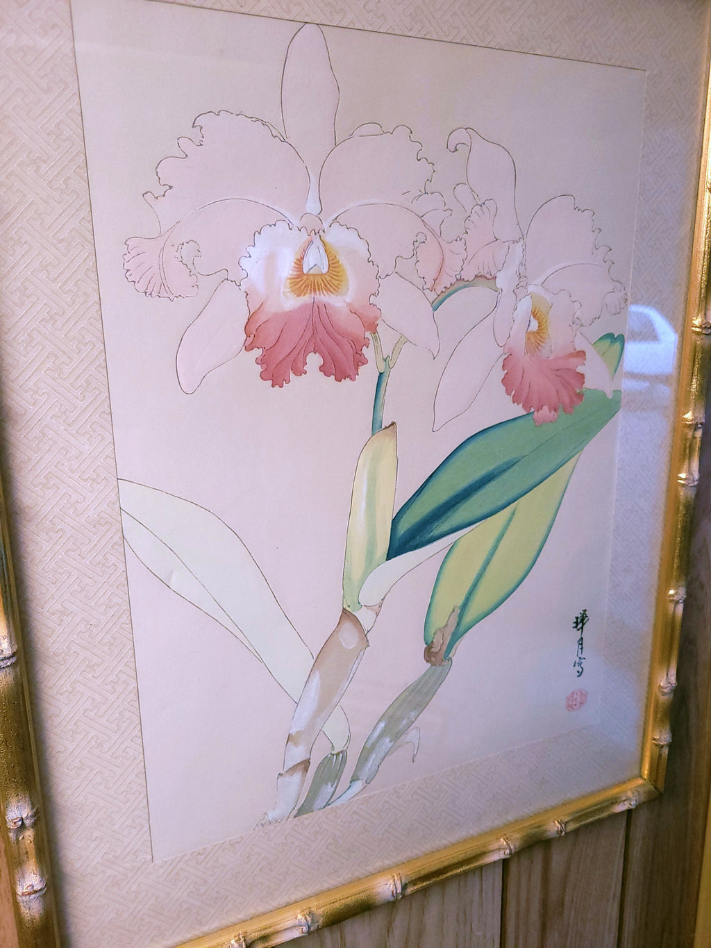 Cattleya Orchid Proof/Print by Zuigetsu Ikeda