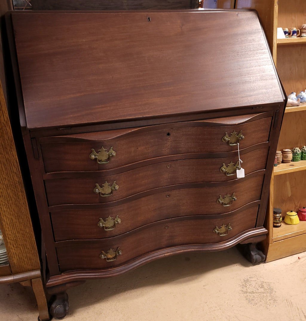 Mahogany Slant Front Secretary Desk