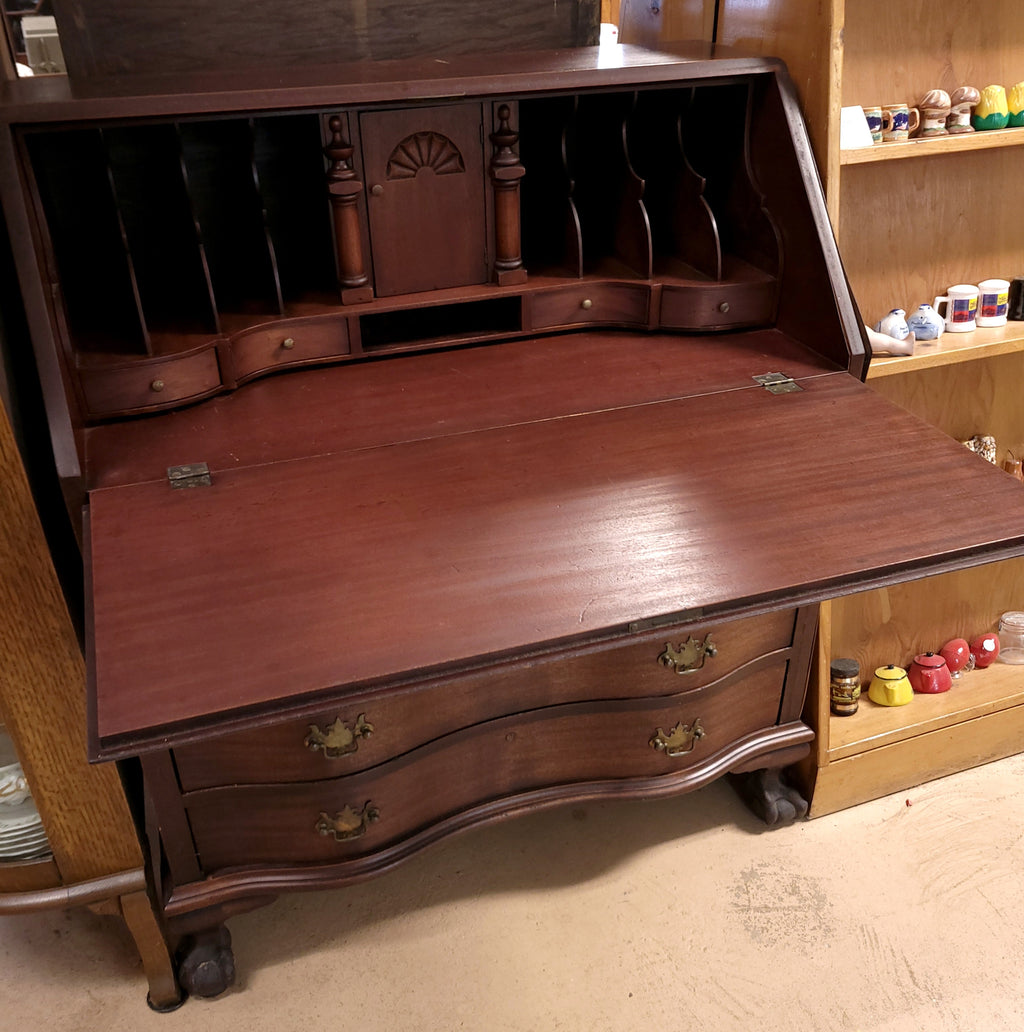 Mahogany Slant Front Secretary Desk