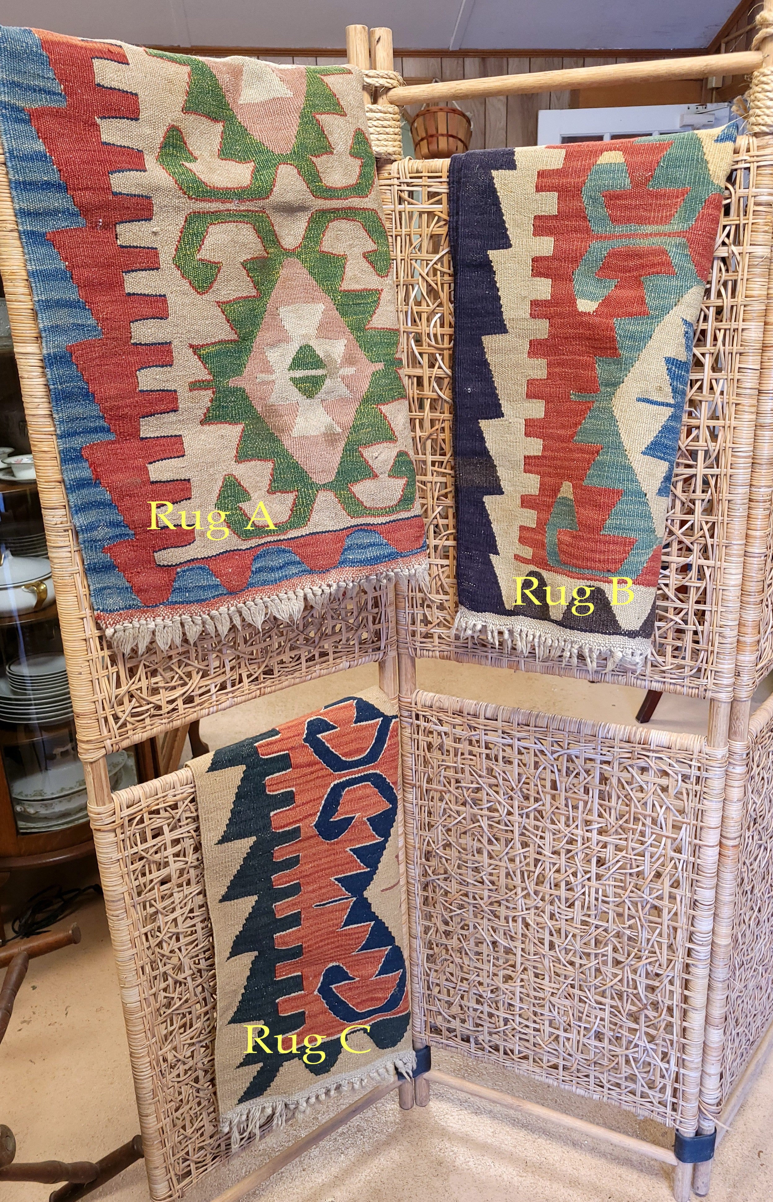 Vintage Woolen Turkish Rugs