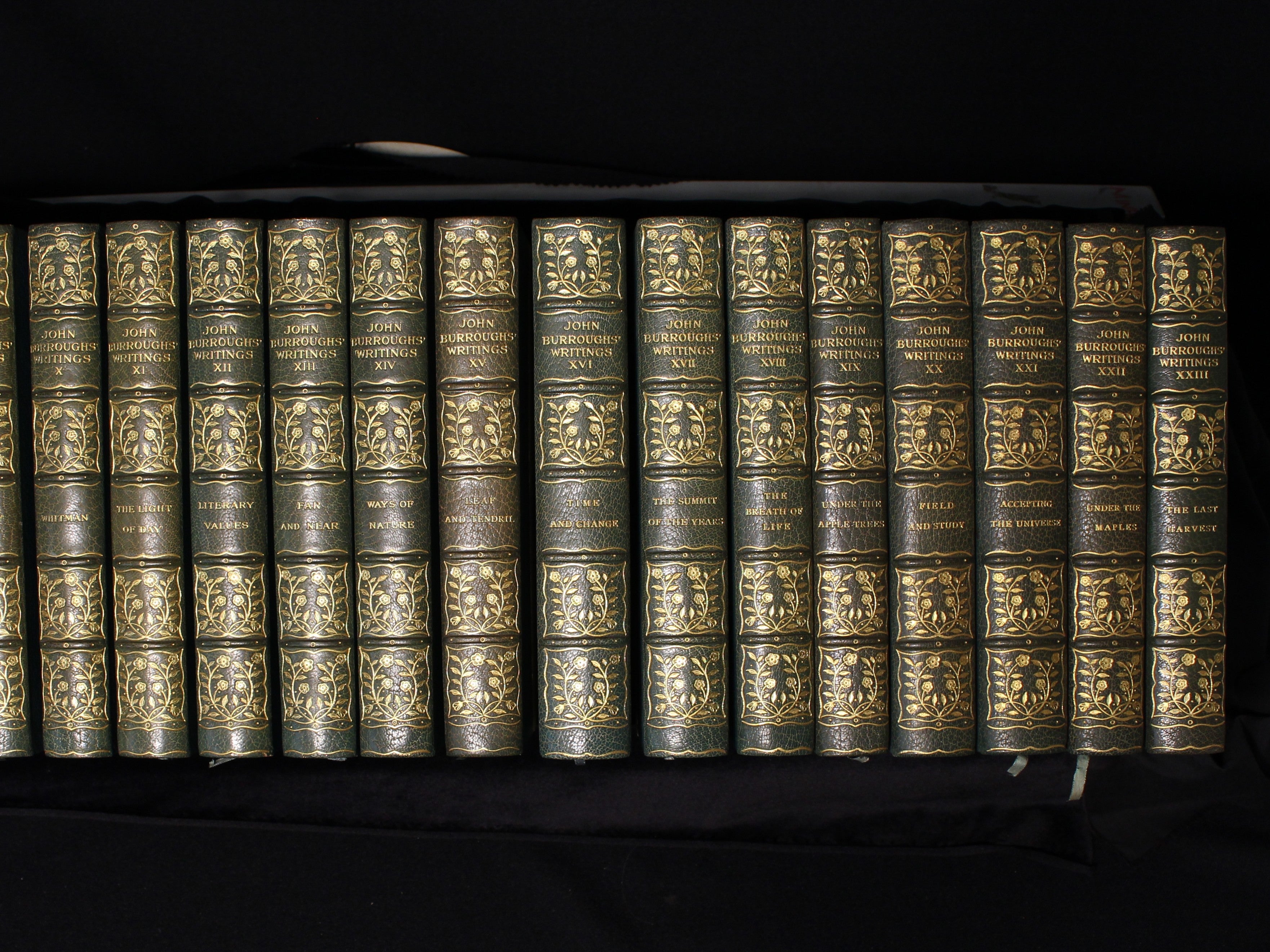 The Writings of John Burroughs- Twenty-Three Volumes
