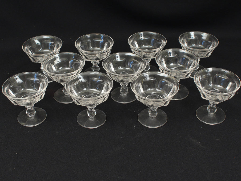 Old Williamsburg Dessert Glasses- Sherbert