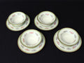 Custard Dishes with Saucers- Limoges by Pouyat- Set of Four