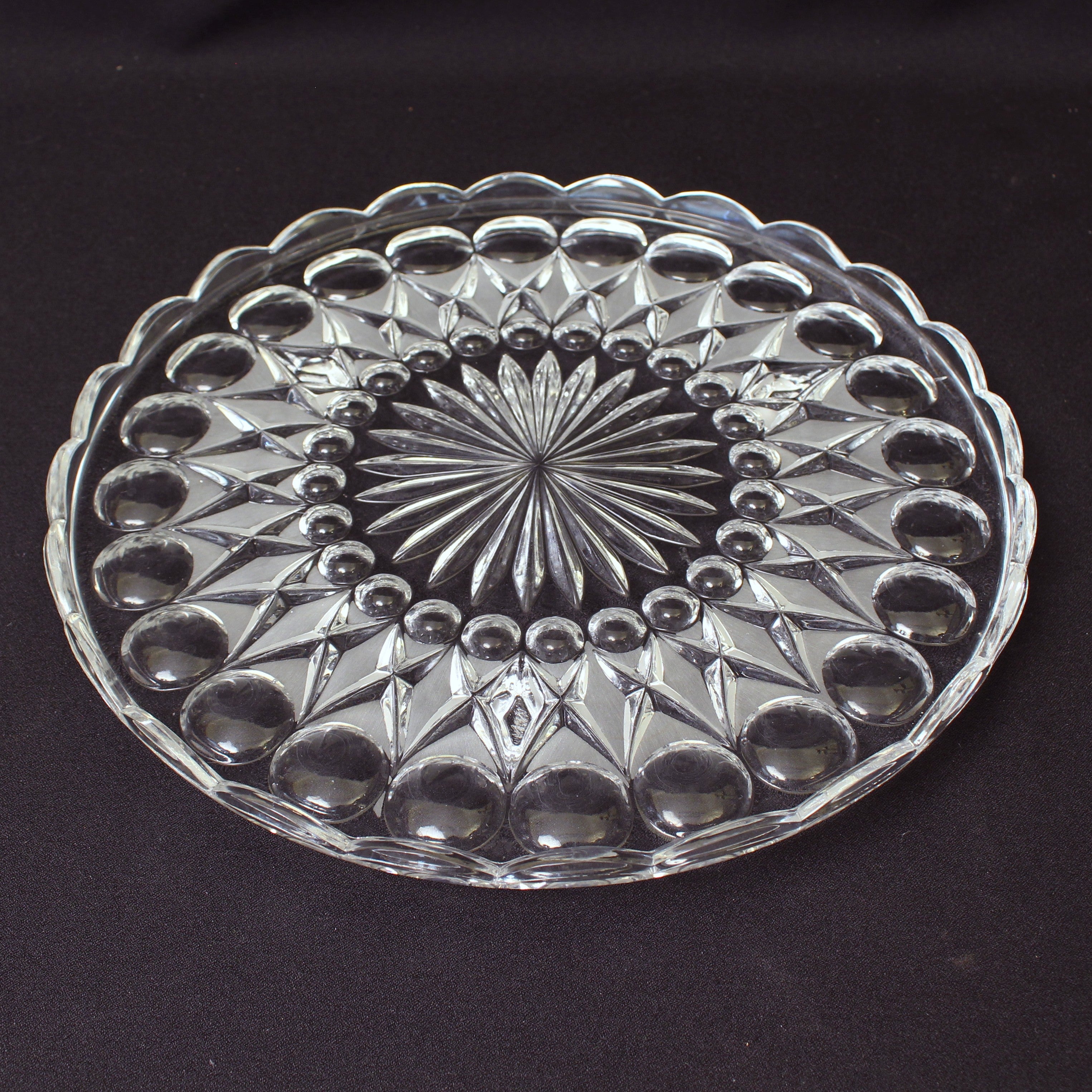 Nachtmann Leaded Crystal Cake Platter
