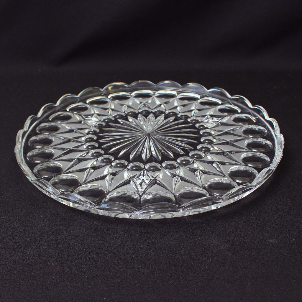Nachtmann Leaded Crystal Cake Platter