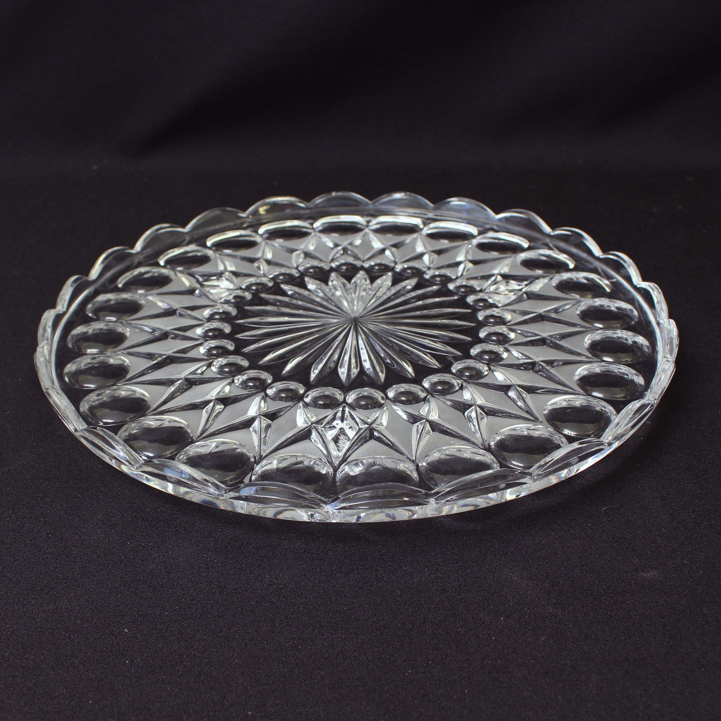 Nachtmann Leaded Crystal Cake Platter