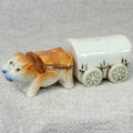 Oxen with Covered Wagon Salt & Pepper Shakers