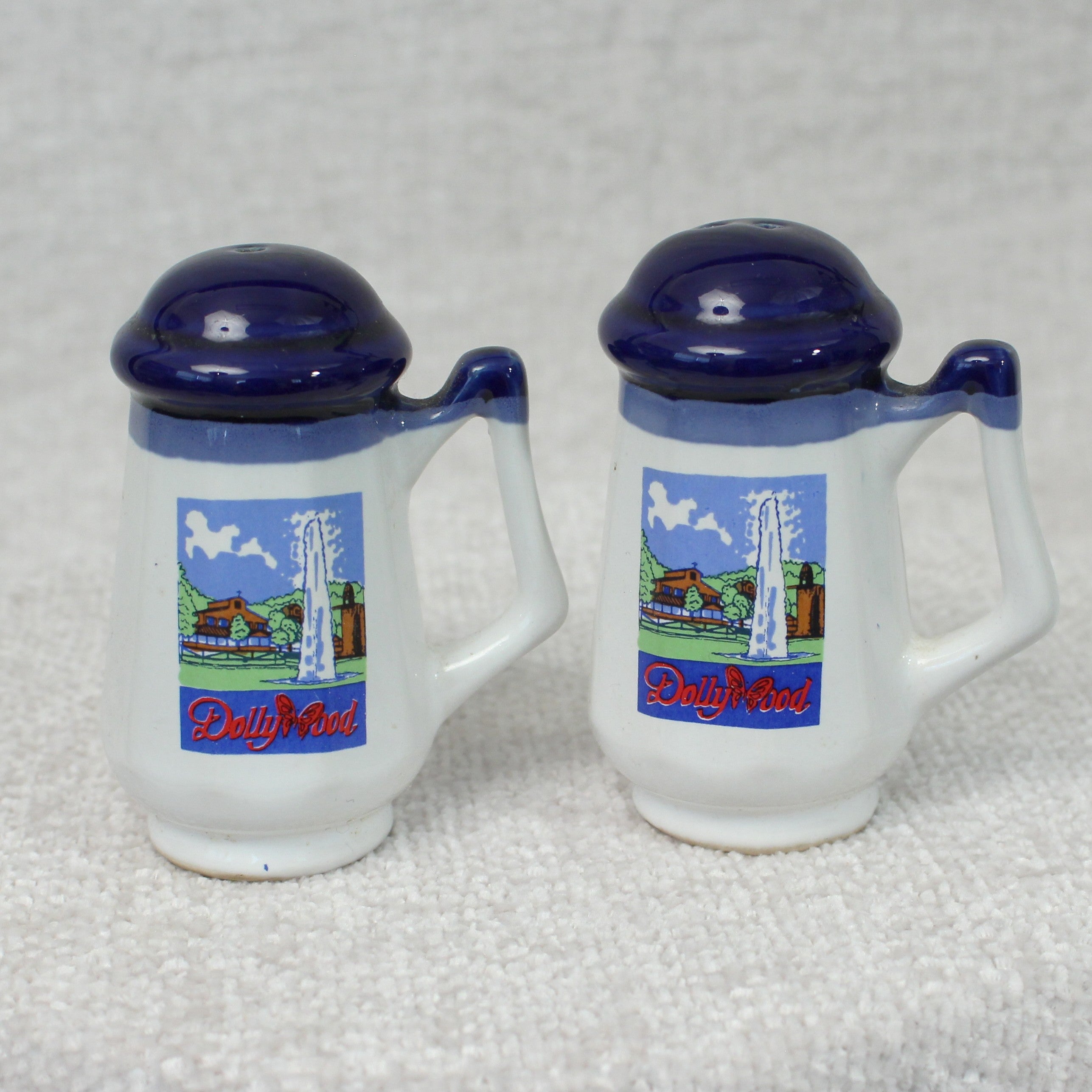 Vintage Dollywood Salt & Pepper Shakers