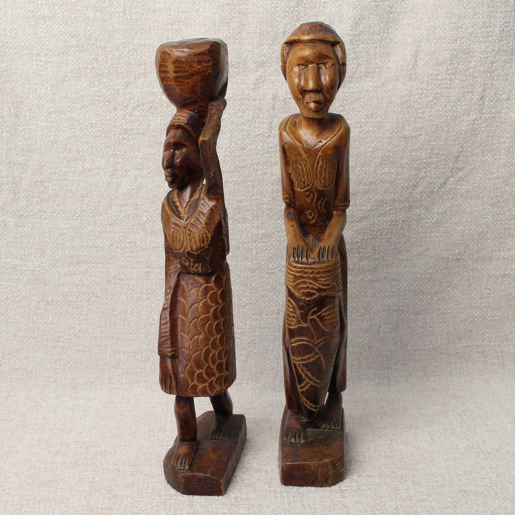 Caribbean Hand-Carved Figurines