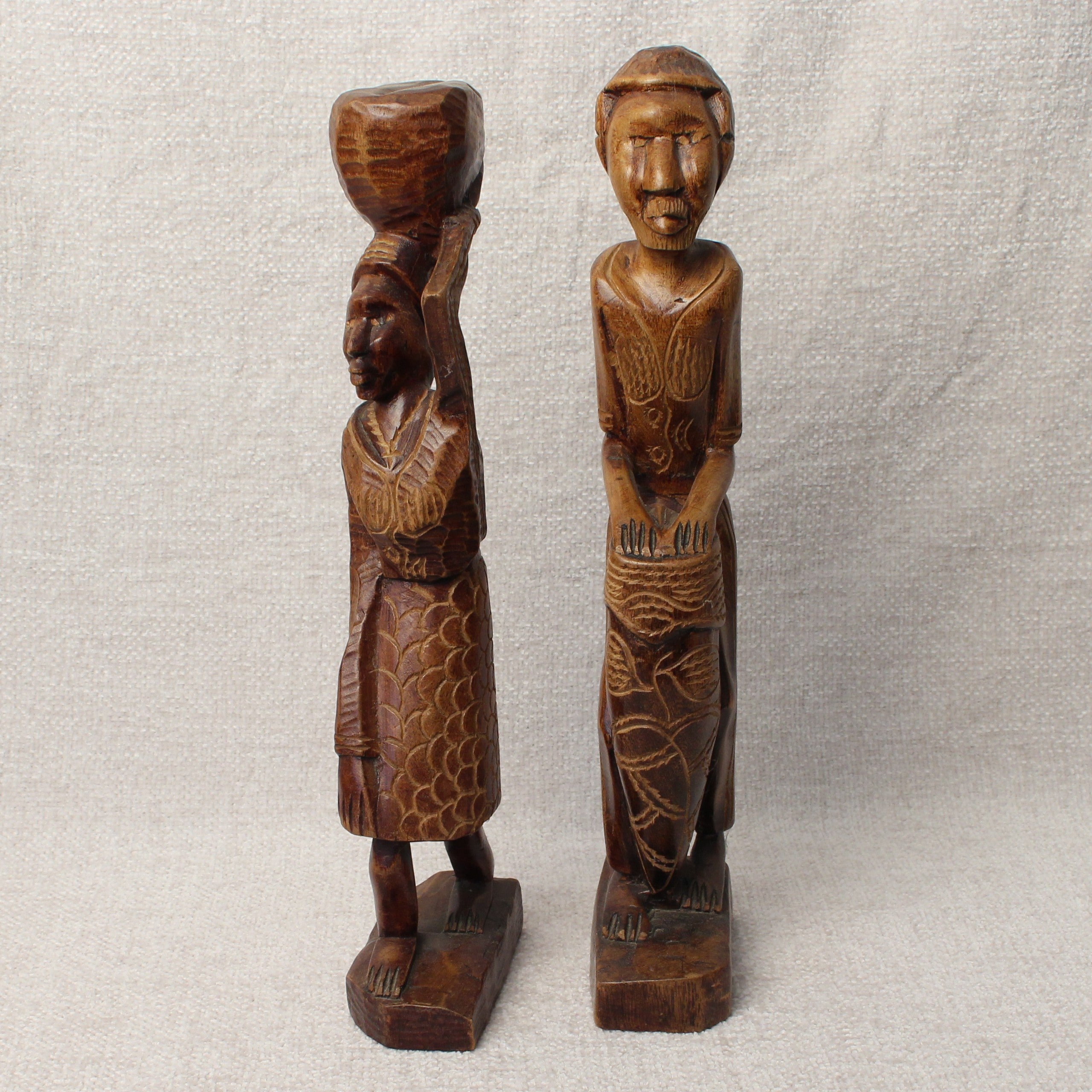 Caribbean Hand-Carved Figurines