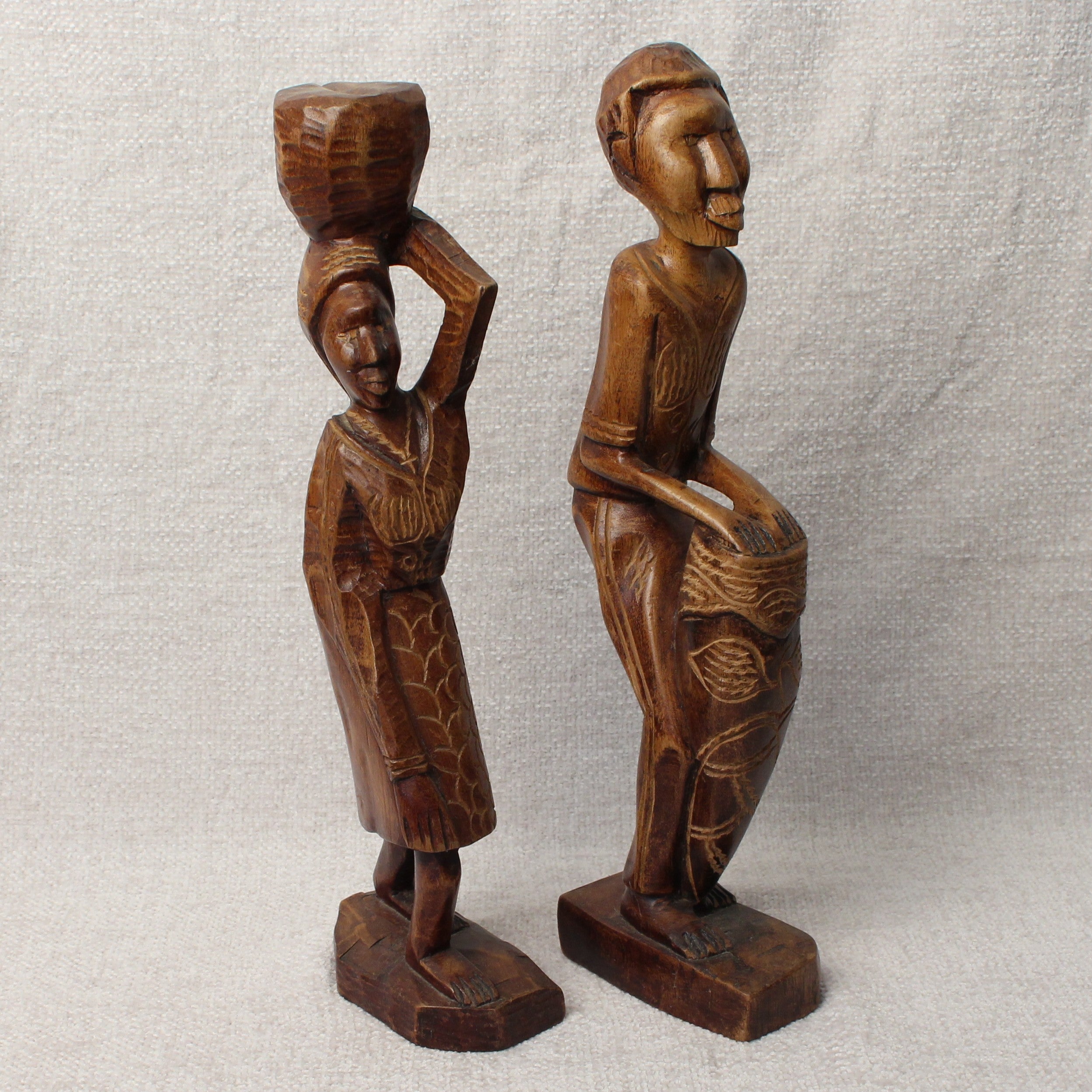 Caribbean Hand-Carved Figurines