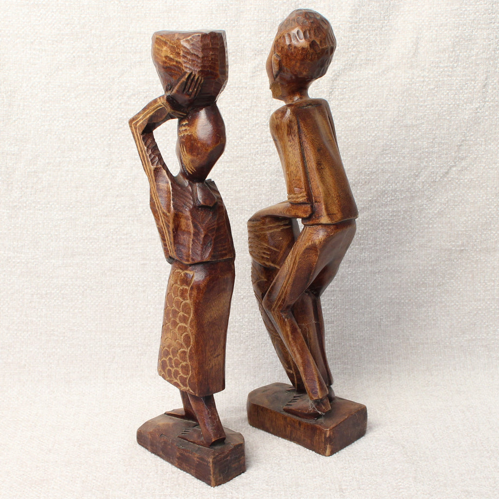 Caribbean Hand-Carved Figurines