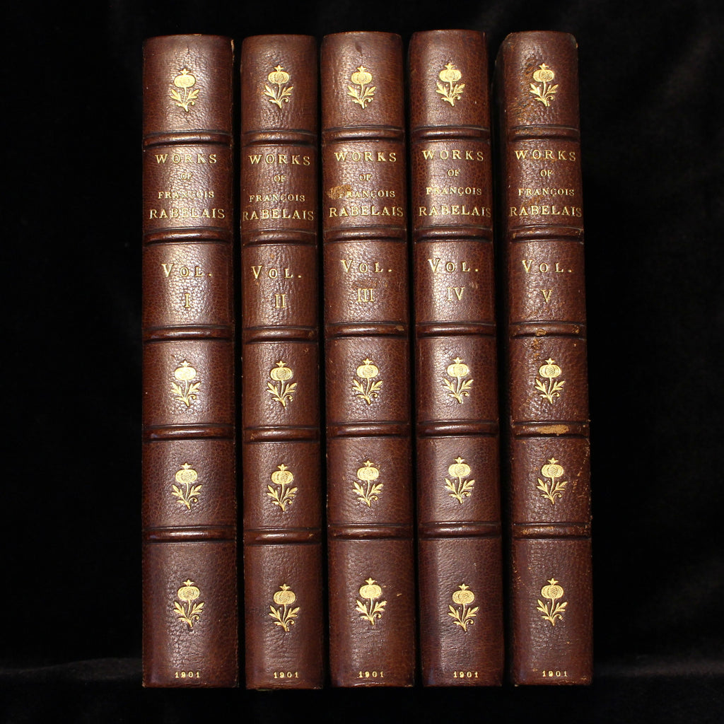 The Works of Francois Rabelais- Five Volumes