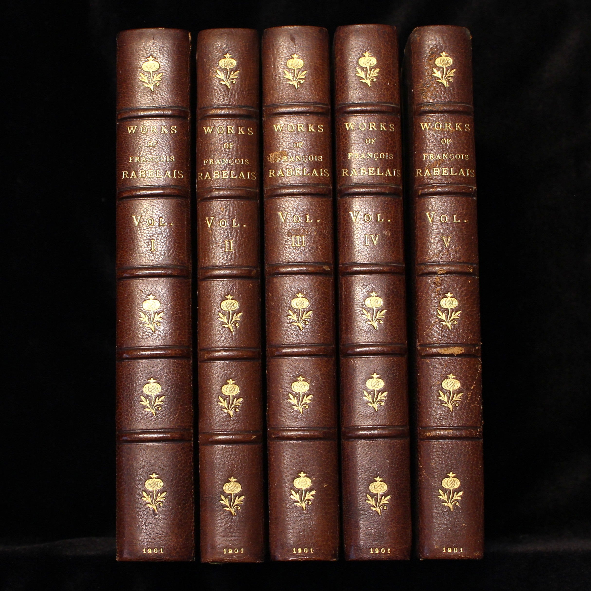 The Works of Francois Rabelais- Five Volumes
