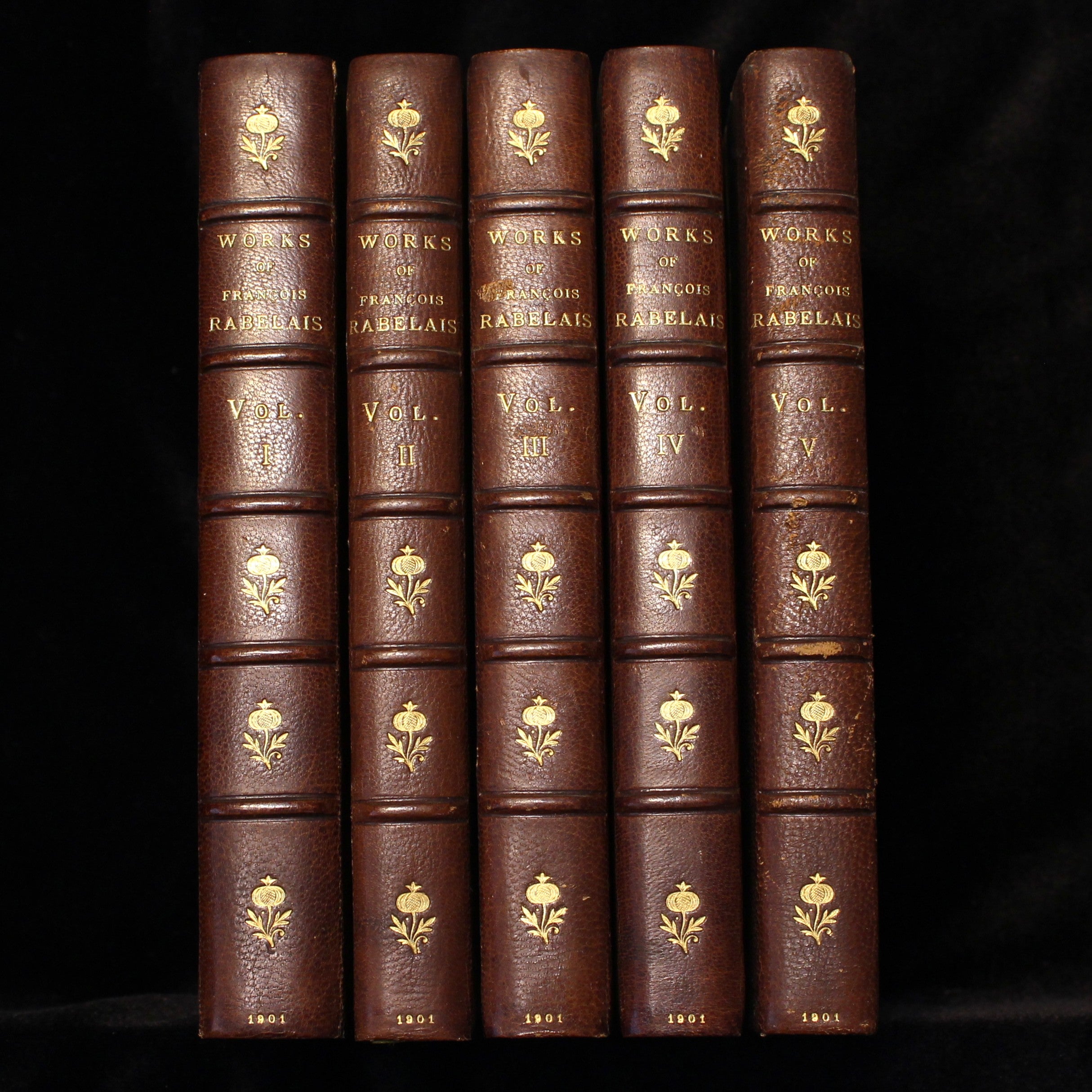 The Works of Francois Rabelais- Five Volumes