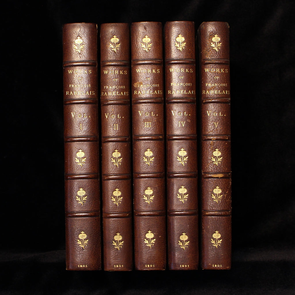 The Works of Francois Rabelais- Five Volumes