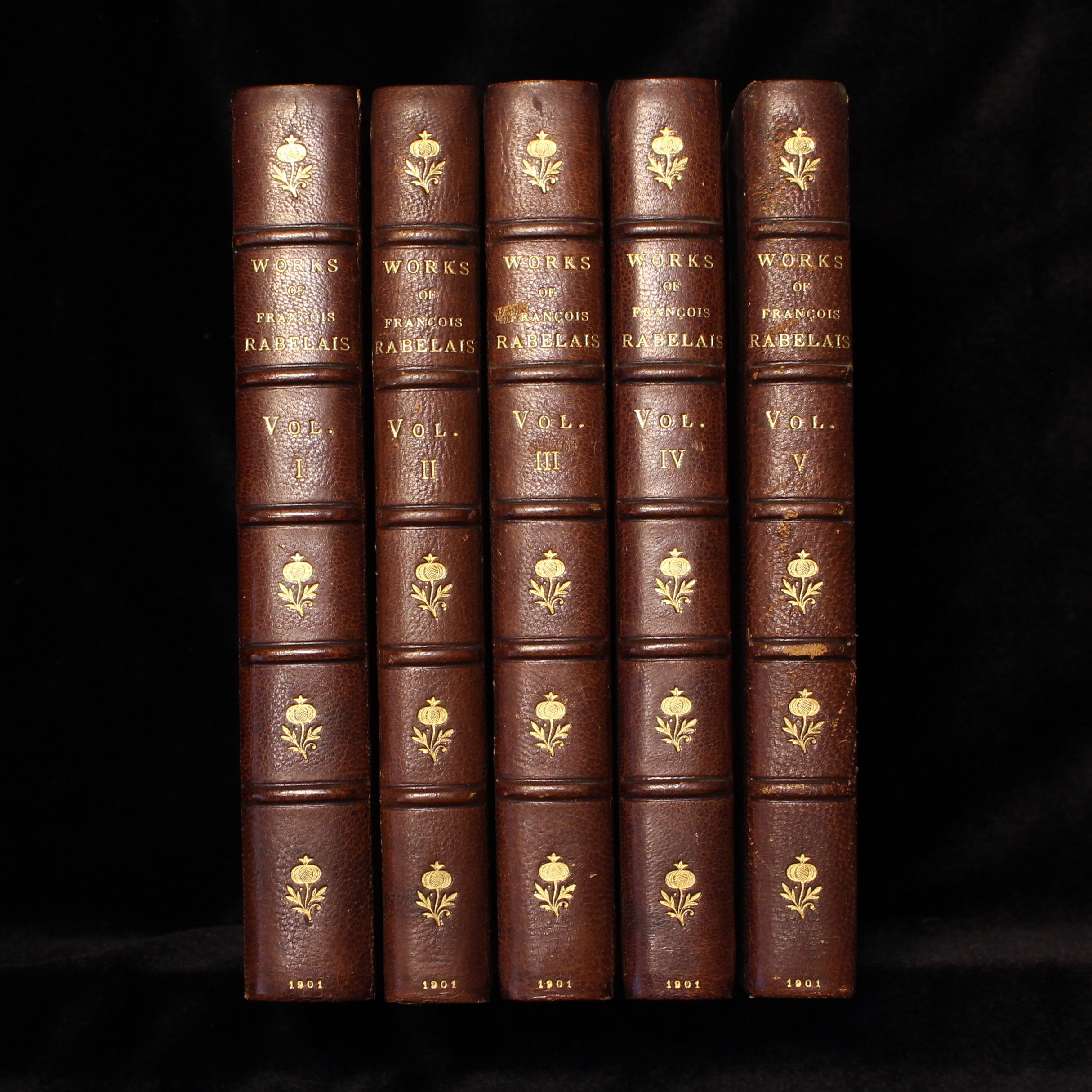 The Works of Francois Rabelais- Five Volumes