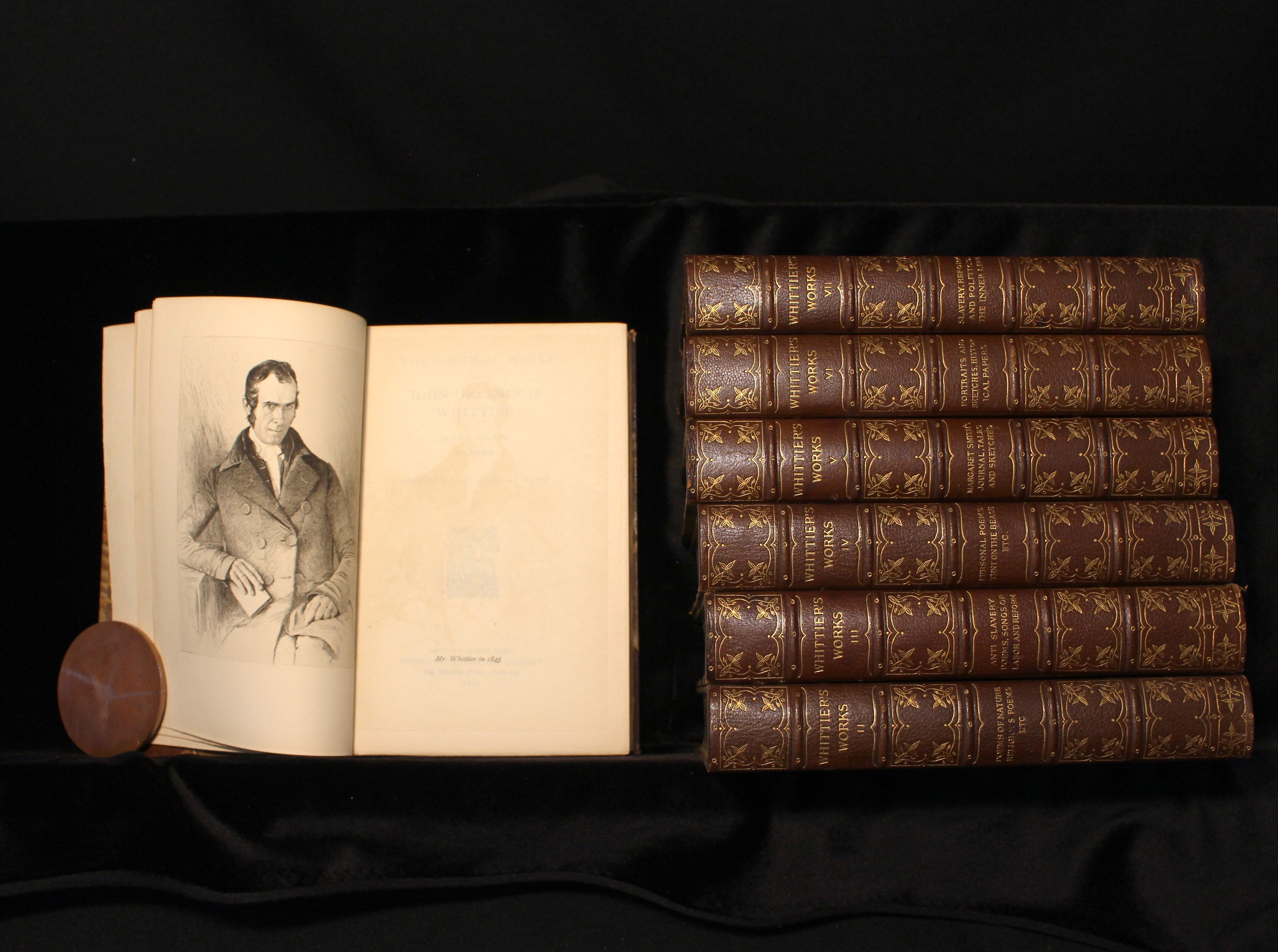 The Complete Writings of John Greenleaf Whittier- Seven Volumes