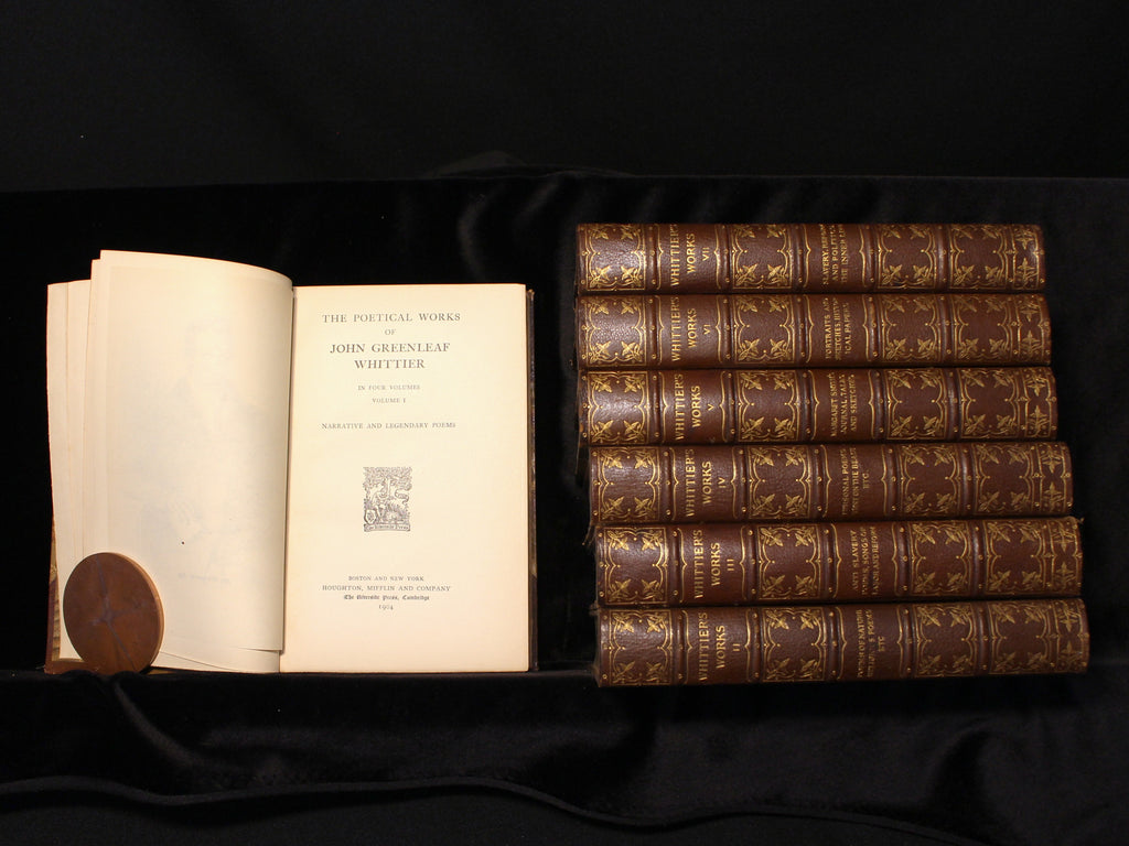 The Complete Writings of John Greenleaf Whittier- Seven Volumes