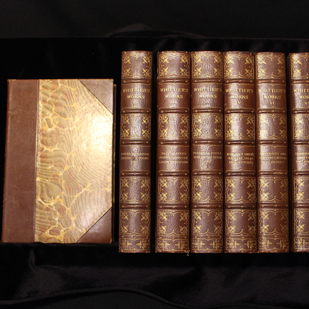 The Complete Writings of John Greenleaf Whittier- Seven Volumes