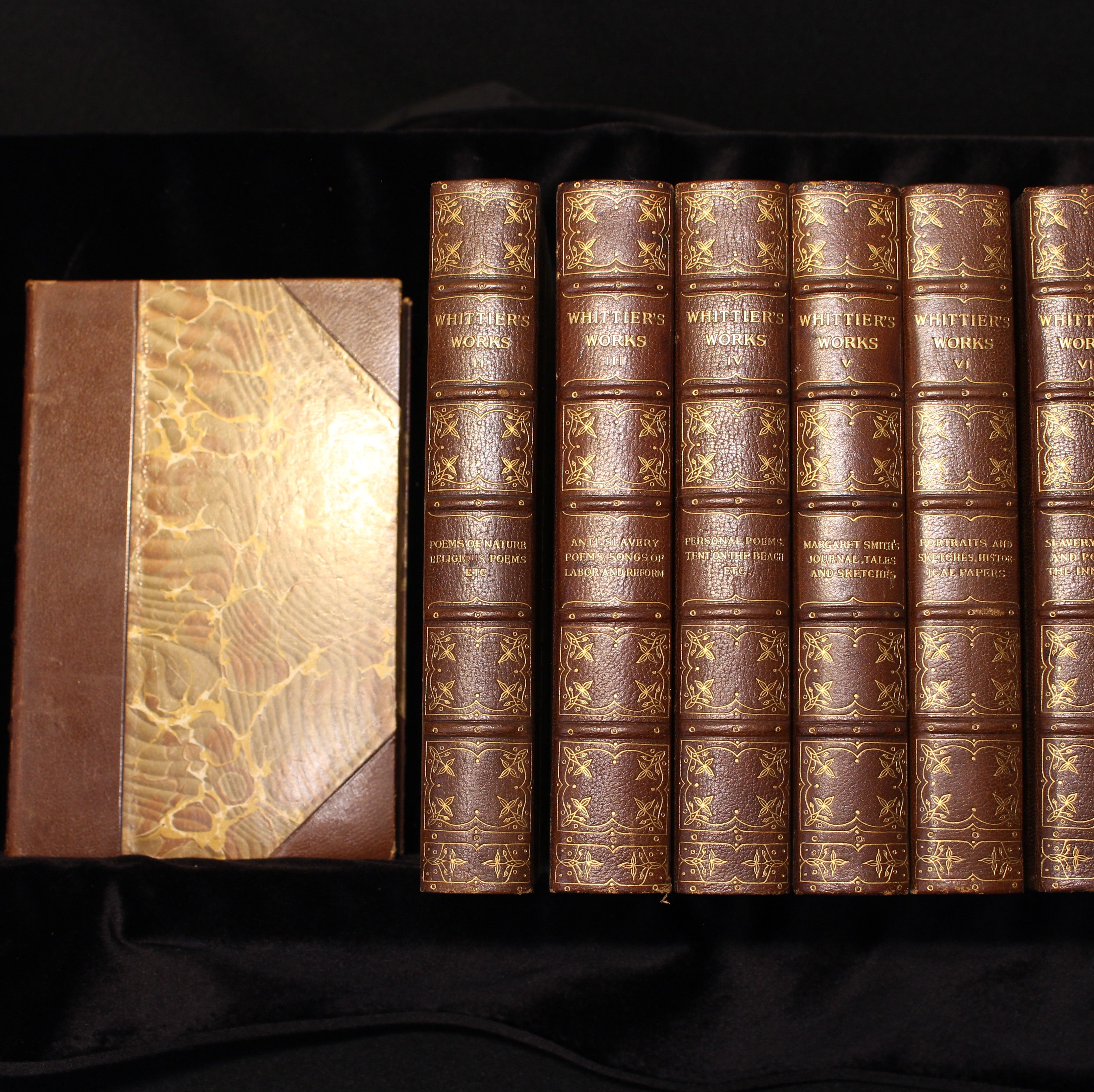 The Complete Writings of John Greenleaf Whittier- Seven Volumes