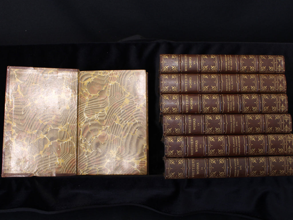 The Complete Writings of John Greenleaf Whittier- Seven Volumes