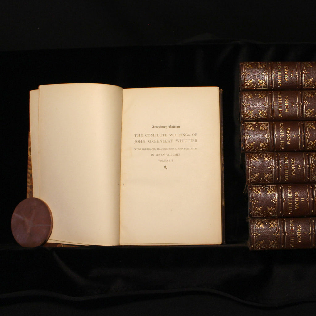 The Complete Writings of John Greenleaf Whittier- Seven Volumes